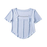 Women T-Shirt Short T-shirt Women's Summer Short Sleeve