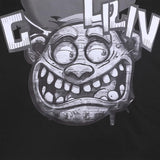 Mixed Emotion T-Shirt Crew Neck Loose Short Sleeve