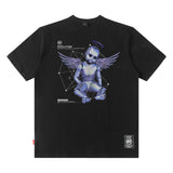 Men T Shirt Printed Fashion Brand Short Sleeve T-shirt Men and Women Couple Loose