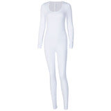Women Jumpsuit Spring and Summer Long Sleeves Slim Fit Hip Raise Jumpsuit
