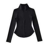 Women T-Shirt Bottoming Shirt Autumn Slim Fit Long-Sleeved T-shirt Top