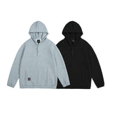 Unisex Hoodie Vintage Waffle Sweater Men's and Women's Loose Casual Hooded