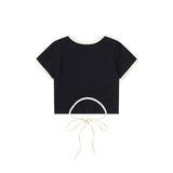 Women T-shirt Printed Short T-shirt Women's Summer Casual Multicolor Top