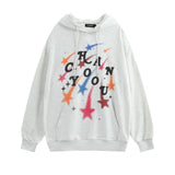 Men Hoodie Glitter Colorful Meteor Hooded Sweater