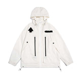 Unisex Jacket Autumn Double Zipper Hooded Jacket Women's Clothing