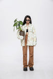 Unisex Jacket Autumn Vintage Printed Coat Women's Clothing