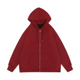 Men Hoodie Spring and Autumn Hooded Cardigan Sweater Zipper Jacket Casual Hoodie