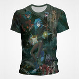Sally Face T Shirts Sally Fisher 3D Digital Printed round Neck Men's and Women's T-shirt