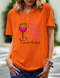 Women's Independence Day T Shirt Pattern Printed Short-Sleeved T-shirt