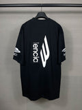 Men T-shirts Summer Paris LOGO Skiing Short Sleeve T-Shirt Loose Casual