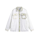 Unisex Jacket Fall Classic Style Splicing Coat Women's Clothing