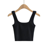 Women Camisole Summer Sling Square Collar Slimming Top