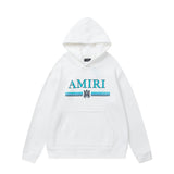 Amiri Hoodie AMI Micro Label Letter Print Pattern Hooded Sweater