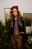 Unisex Jacket Autumn Retro Shoulder Pu Coat