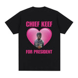 Chief Keef T Shirt Rapper Chef Keef für Präsident Drucken T-Shirt