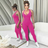 Women Jumpsuit Spring and Summer Fashion Zipper Overalls