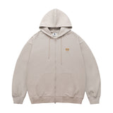 Unisex Hoodie Vintage Waffle Loose Hooded Sweater Men's and Women's Tops Autumn
