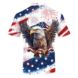 National Flag Day T Shirts Men's Shirt Beach Pants Printed Shirt