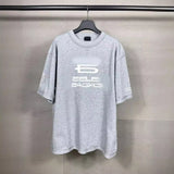 Men T-shirts Alphabet Short Sleeve T-Shirt Loose Crew Neck Half Sleeve Casual