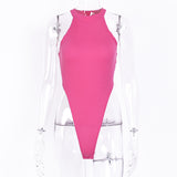 Women Jumpsuit Summer Sexy Slim round Neck Jumpsuit for Women
