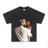 Kendrick Lamar T Shirts Bad Fun Rap Doing Old Vintage Short Sleeves