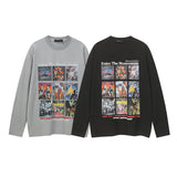 Unisex long-sleeved shirt autum dark printing