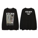 Men Long Sleeve Shirt Loose Long Sleeve T-shirt Men's Ins Sweater