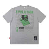 Men's T Shirt Printed Short-Sleeved Men's Retro Ins All-Match T-shirt