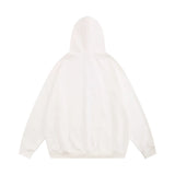 Men Hoodie XINGX Printed Full-Zip Cardigan Hooded Sweater