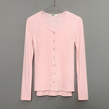 Women Long Sleeve Shirt Vest Cardigan Long Sleeve Coat Cardigan