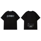 Men's T Shirt Fashion Brand Printing Suede Short-Sleeved T-shirt Men's and Women's Hiphop