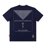 Men T Shirt Vintage Letter Print Short Sleeve T-shirt Men and Women Casual