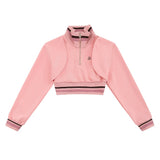 Women Hoodie Stand Collar Pullover Sweater Girl Casual Autumn Long Sleeve