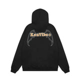 Men Hoodie Embroidered Hoodie Men's Spring and Autumn Loose Pullover Top