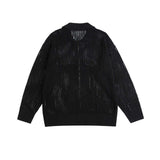 Unisex Sweatshirt Autumn V-neck Cardigan Knitted Sweater
