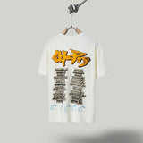 Travis Scott T-Shirt Travis Scott Utopia Tour Skull Soldier Casual Print Loose Short Sleeve