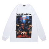 Men Long Sleeve Shirt Tupac Floral Print Long Sleeve Pullover Men and Women Loose Top