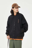 Unisex Jacket Autumn Contrast Color Flight Jacket Women's Clothing