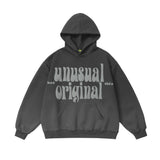 Men Hoodie Hooded Sweater Letter Print Loose Men