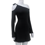 Women Desses Long Sleeve Dress Slim Fit A- line Dress