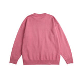 Unisex Sweatshirt Autumn Ripped Letter-Printing round Neck Sweater