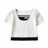 Women T-Shirt Short-Sleeved T-shirt Women's Top Design Vest