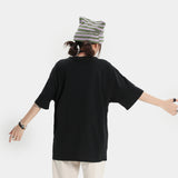 After Prom Shirt Short Sleeve Letter Towel Embroidery T-shirt Printed Loose Casual