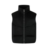 Unisex Down Jacket Vintage Winter Sleeveless Cotton Jacket Vest
