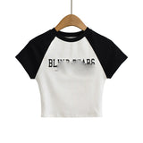 Women T-Shirt Short Sleeve Women's Raglan Sleeve T-shirt Top