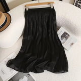 Women Skirt Women's Spring Summer Midi Dress A- line Skirt