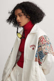 Unisex Jacket Fall Color-Blocking Splicing Coat Women's Clothing