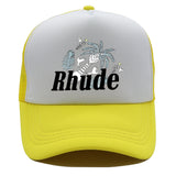 Rhude Hat Fashion Net Cap Hip Hop Baseball Cap
