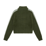 Women Sweater Stand Collar Sweater Women's Short Autumn and Winter Knitwear Coat