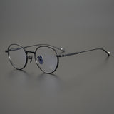 CHH Chrome Hearts Glasses Collection Versatile Vintage Round Engraved Pure Titanium Myopia Glasses Frame